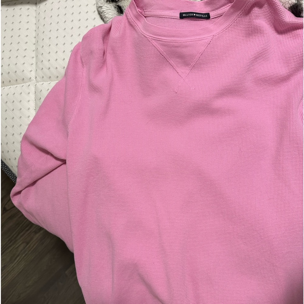 bubblegum pink oversized sweater